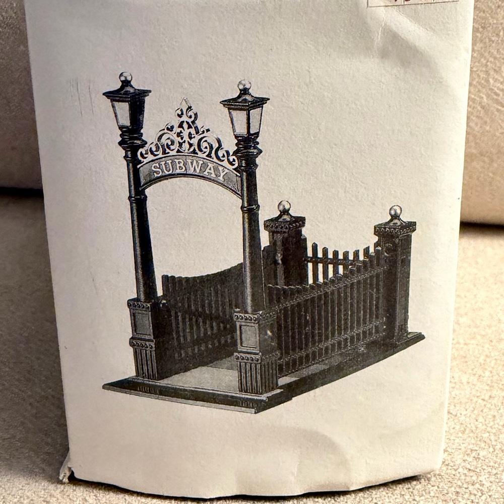 Department 56 Heritage Village – City Subway Entrance (New in Box)